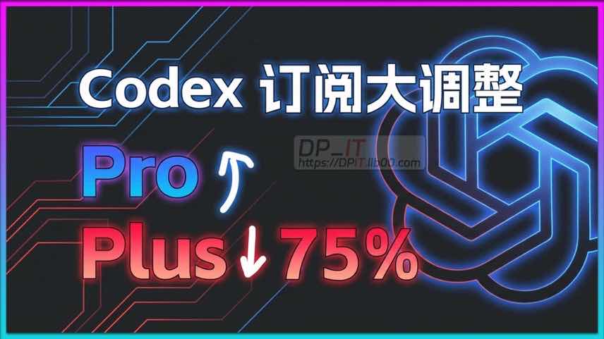 11Codex订阅大调整: Plus配额惨遭削减, Pro成新宠? 深度解析背后策略与未来趋势