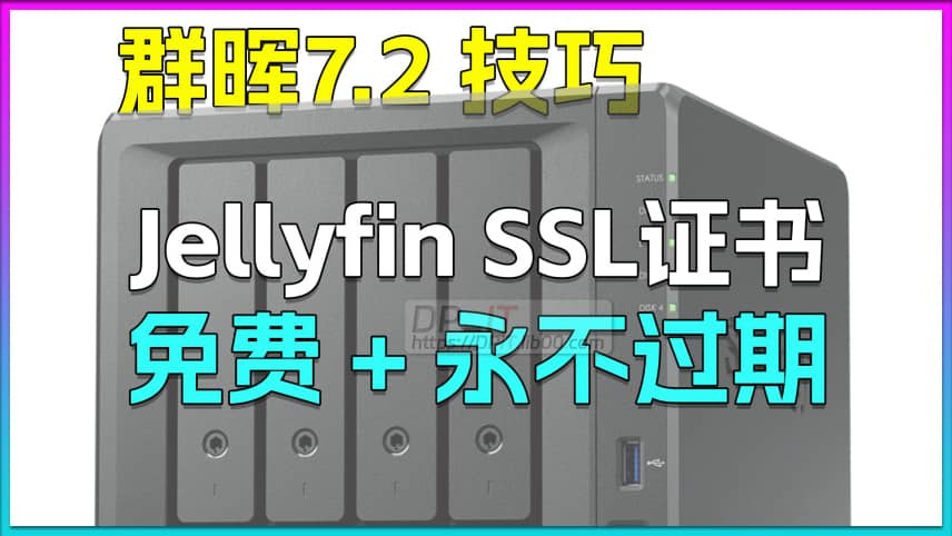 Docker Jellyfin Free SSL Certificate for Synology NAS